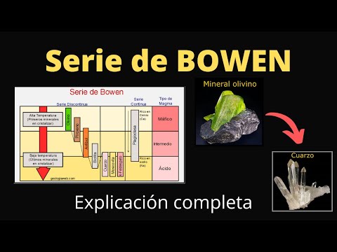 Video: ¿Cuál es la definición de la serie de reacciones de Bowen?