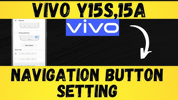 vivo Y15s/Y15a navigation button setting | vivo navigation bar change