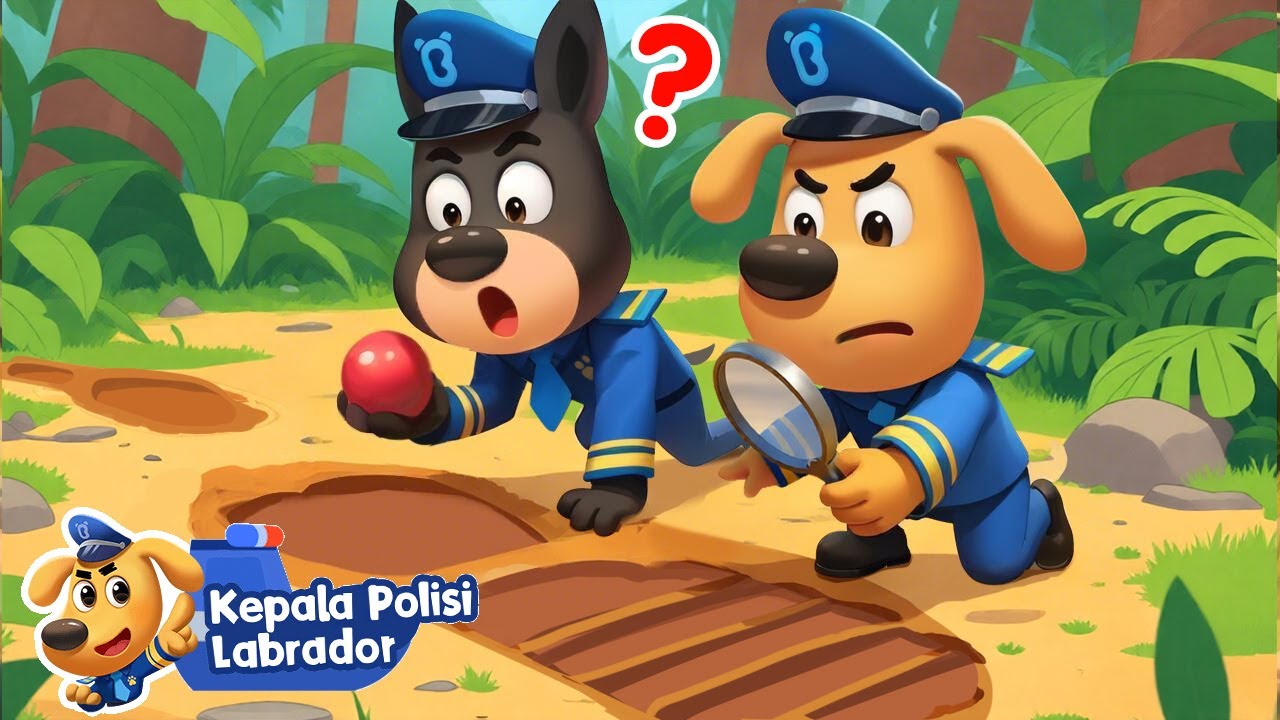 Eps.13 Misteri Jejak Kaki🐾🔍 | Seri Baru: Kota Air!🌊| Kartun Anak-anak | Kepala Polisi Labrador