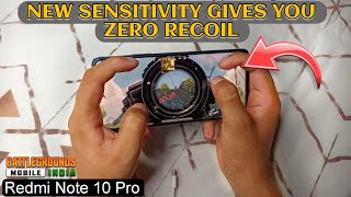 BGMI 2.5 Zero Recoil sensitivity for Redmi Note 10 Pro|Gyro+ Non Gyro 