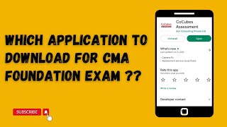 CMA Foundation Model Exam | Mobile Application | ICMAI screenshot 1