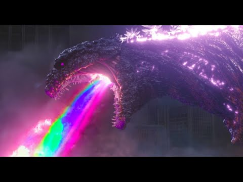 Shin Godzilla's atomic breath but the color changes randomly