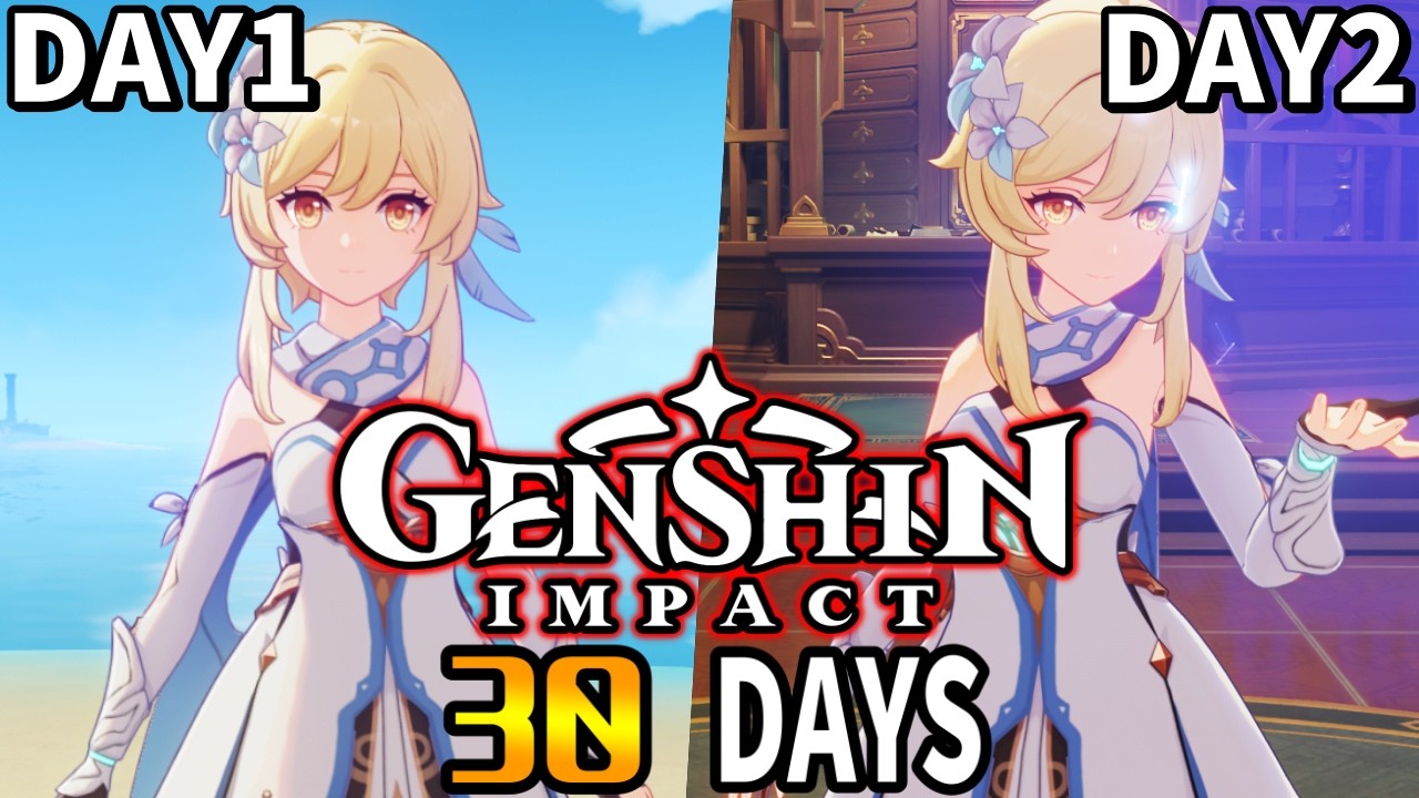 【原神30days】超絶鬼畜な世界で30日間！無課金ガチ攻略！【DAY1～DAY2】