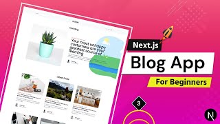 Next.js Blog Application with Tailwind CSS - For Beginners [#3] - Social Icons