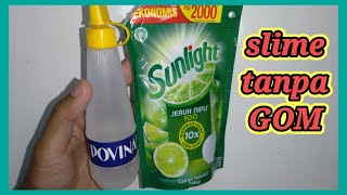 Cara membuat slime dari lem povinal tanpa gom||diy slime||atha tv