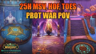 25H Msv, Hof, And Toes On Prot War Mop Classic Beta