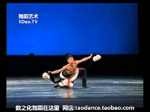 第十届桃李杯技巧组合 吕密 藏族+安徽花鼓灯 民族民间舞 少年B级