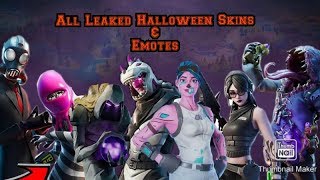 New All Leaked Halloween Skins & Emotes Og Ghoul Tropperzombie