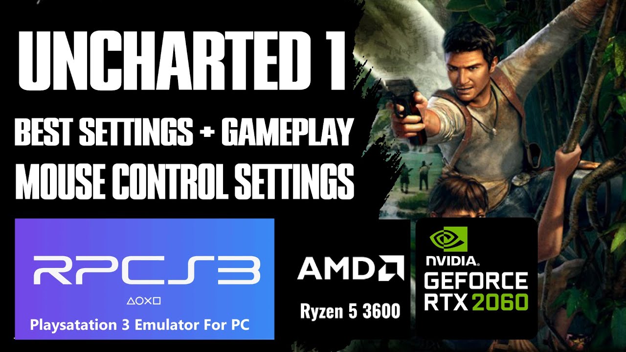 Uncharted Drakes Fortune PC Gameplay, RPCS3, Full Playable, PS3 Emulator, 1080p60FPS