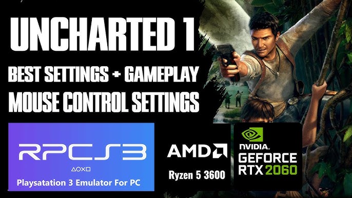 Uncharted Drakes Fortune PC Gameplay, RPCS3, Full Playable, PS3 Emulator, 1080p60FPS