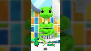 Abc Colorful Toothpaste Animal Song Qrst