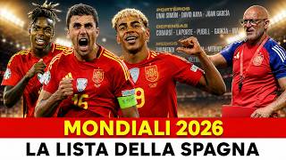 WORLD CUP 2026: I CONVOCATI DELLA SPAGNA