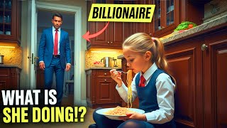 Billionaire Finds His Maid's Daughter Hiding To Eat Leftovers — His Unexpected Response Went Viral