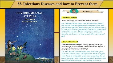 Std.5th Exercise (23.Infectious Diseases and how to Prevent them ) Question & Answers [EVS]