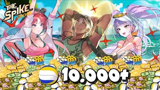 Gacha Time 10K Vpoint, All In Summer Training Skin, What A Luck On Me 😱 - The Spike Cross Volleyball
