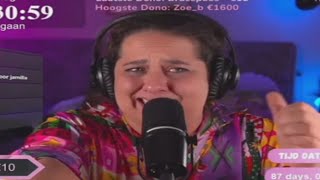 Huilen Op Stream Voor Donaties