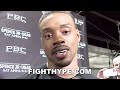 ERROL SPENCE TELLS KEITH THURMAN "BIGGER FISH TO FRY"; PUTS HIM IN REARVIEW & TARGETS CRAWFORD NEXT