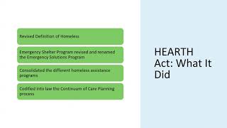 Western PA CoC - CoC 101 Training Series - Module 1: CoC Background and History