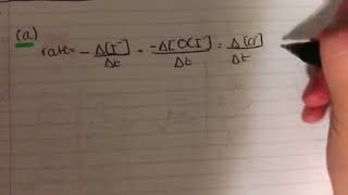 Rate Expressions with Stoichiometric Coefficients
