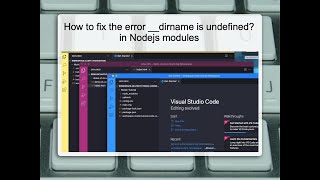 How to fix the error __dirname is not defined in ES module scope in Nodejs modules (SD only Video)