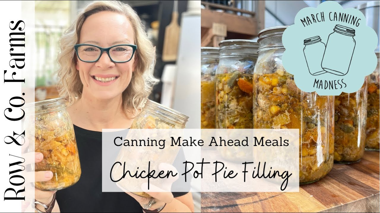 Canning Chicken Pot Pie Filling