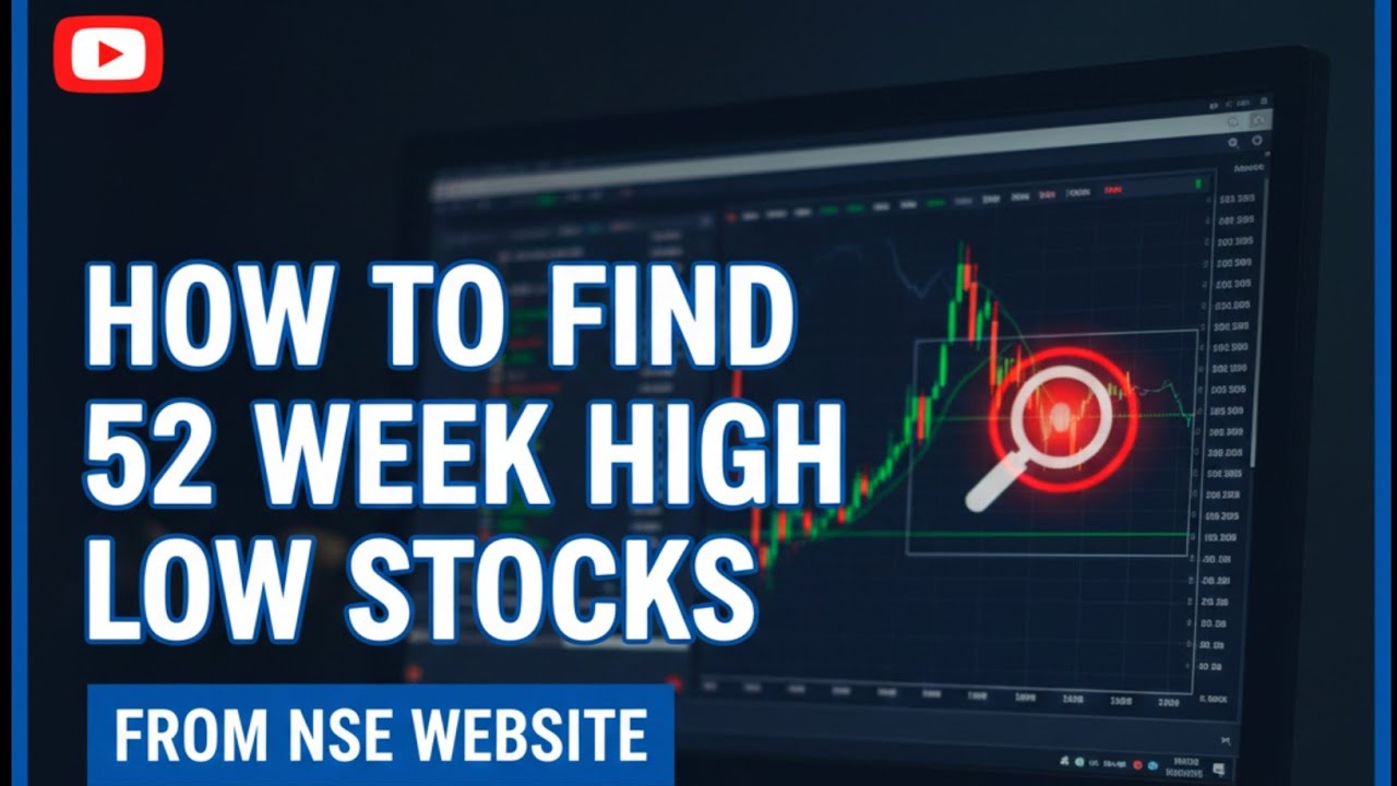 52 Week High Low Stocks Kaise Dhunde? 📈 NSE Website Full Guide 🔥 Beginners Must Watch