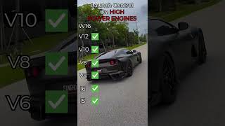 Launch Control Ranking Every Engine Type #cars #launchcontrol #comparison