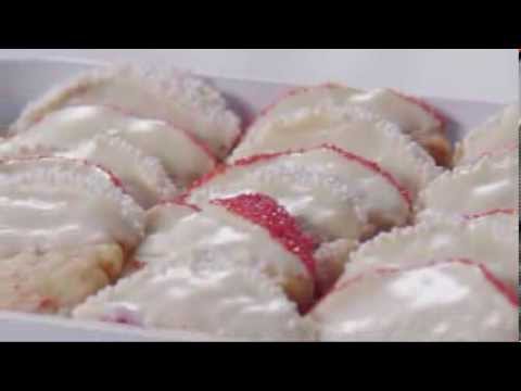 Cherry Shortbread Cookies for Valentine's Day