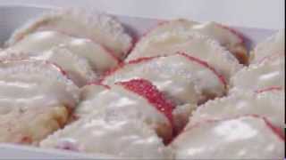 Better Homes and Gardens Cherry Media Fireplace for TVs up to 54″ Cherry Shortbread Cookies for Valentine's Day