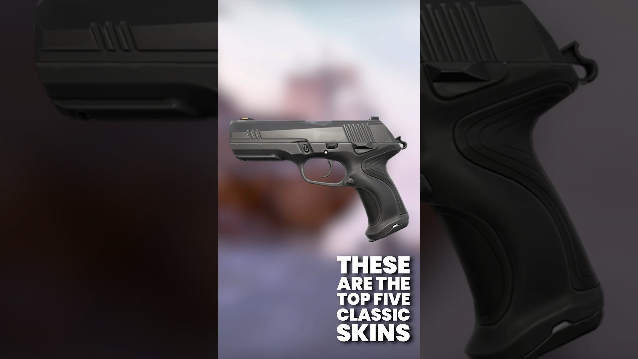 TOP 5 BEST CLASSIC SKINS in Valorant 
