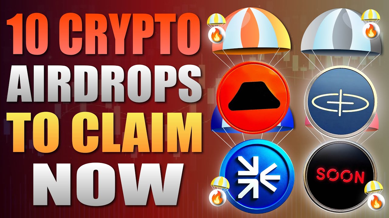 💥 10 Crypto Airdrops To Claim Now 💥