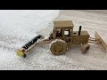 Cardboard Tractors with Remote Control Own Hands