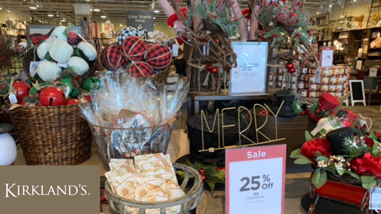 KIRKLANDS HOLIDAY EDITION!! NEW FINDS!! COME WITH ME!🎄 YouTube