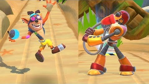 Crash Bandicoot: On the Run! inferno Geary Defeated! 💎 175