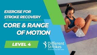 Celebrity Stroke exercise programme: Level 4 Session 8 – Core & Range of Motion Profile