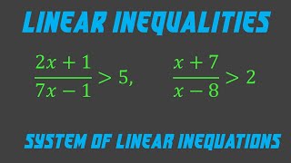 Ex 2.22 | Linear Inequalities | System of Linear Inequations In One Variable