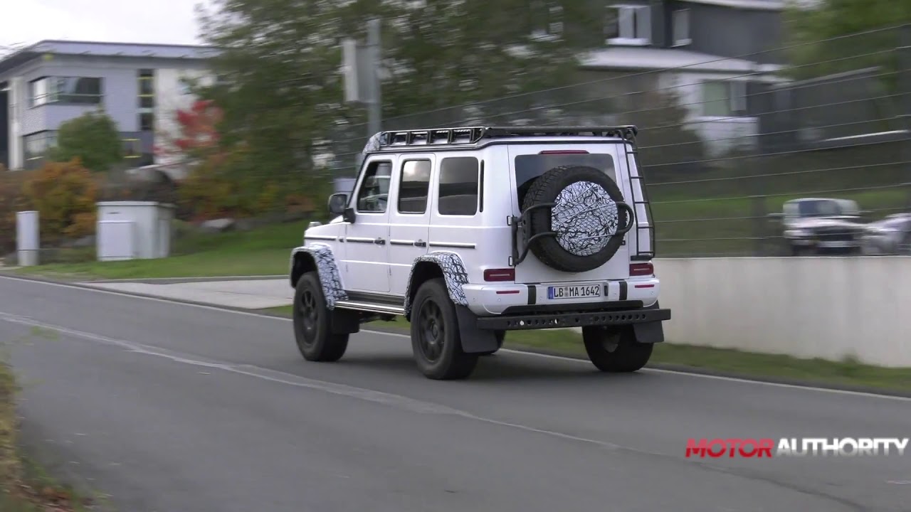 22 Mercedes Benz G Class 4x4 Squared Spy Video Youtube