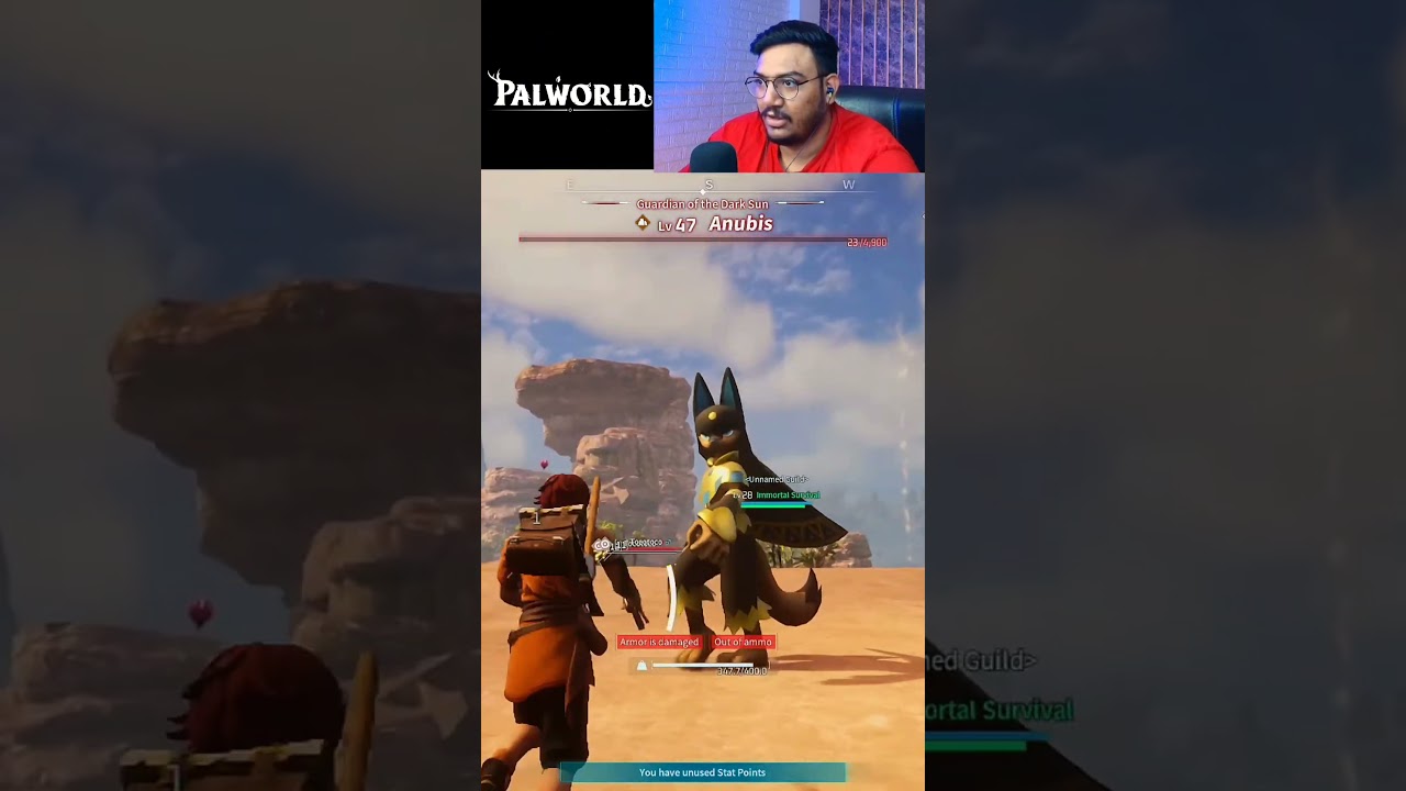 CAPTURE ANUBIS BOSS  IN PALWORLD || DARKZY GAMING 