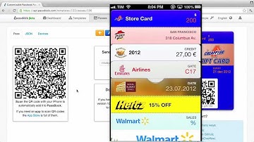 Iphone 5 Passbook pass creation