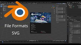 Blender Import Export - File Format SVG