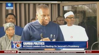 Gambia Politics: ECOWAS Leaders End Meeting On Jammeh's Presidency