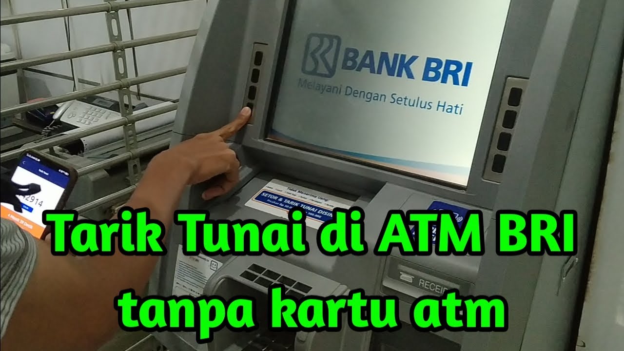 Tarik Tunai di ATM BRI tanpa kartu ATM - YouTube