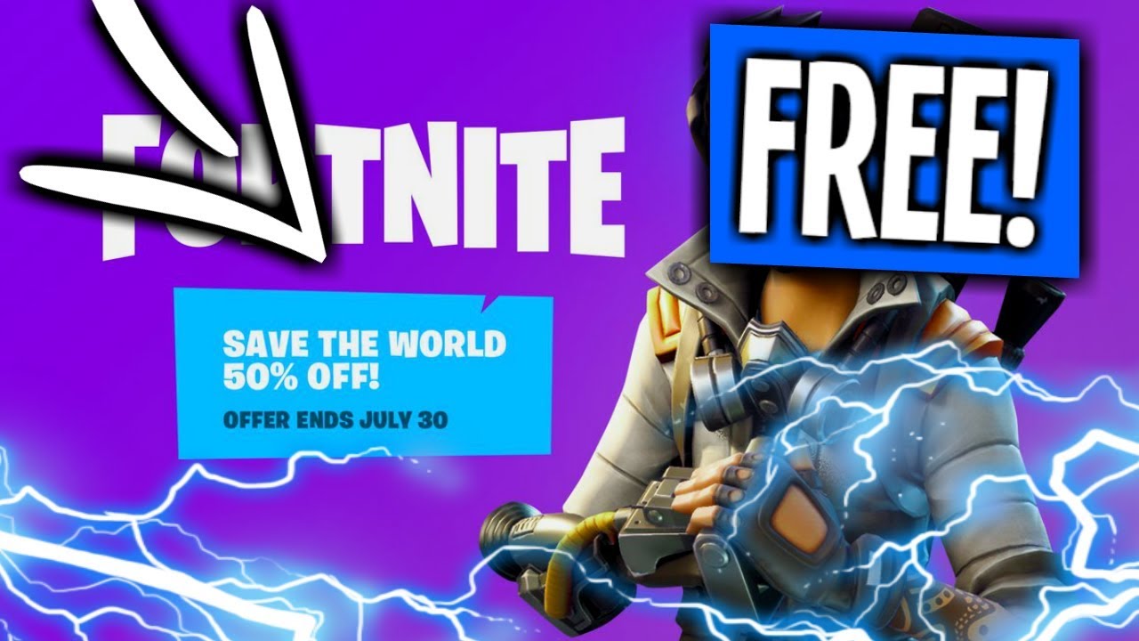 SAVE THE WORLD 50% OFF = *FREE* V-BUCKS | Fortnite Battle Royale | Save The  World - 