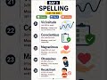 Day 3 | Daily English Spellings (10) | SSC & Bank psc Exam Vocabulary #shorts#sscexam