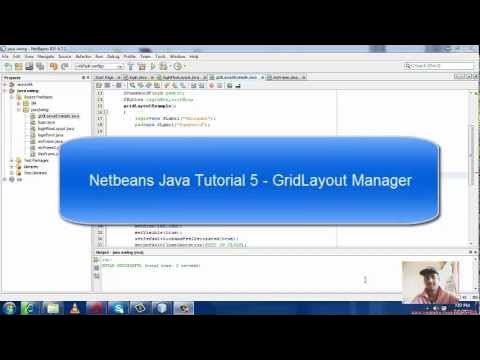 Java Swing Tutorial 5 - GridLayout Manager - YouTube
