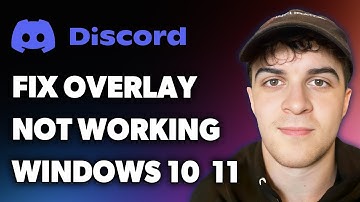 How to Fix Discord Overlay Not Working on Windows 10 11 (Full 2024 Guide)