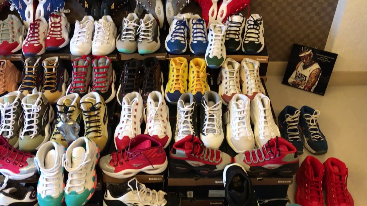 reebok iverson shoe collection