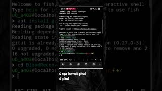 Gitui In Termux ☠️☠️☠️ #termux #shorts
