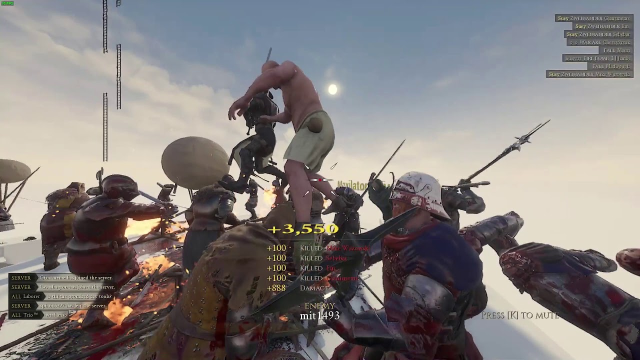 Mordhau - How to kill 20 guys in 20 seconds