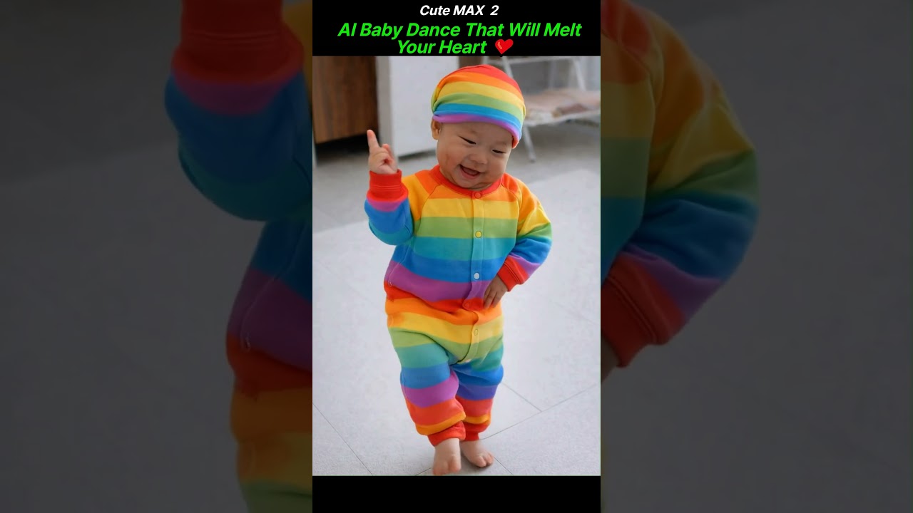 This Is Too Cute to Handle 🥰 | AI Baby Dance #2